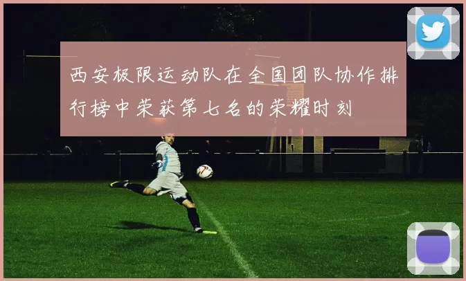 西安极限运动队在全国团队协作排行榜中荣获第七名的荣耀时刻